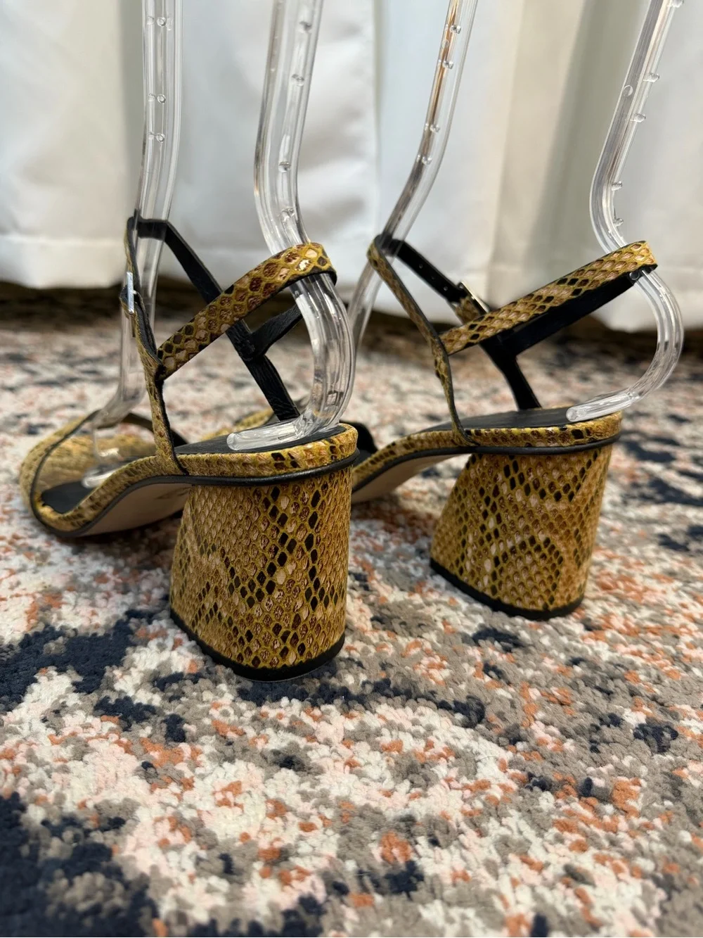 NWOT Free People ‘Liv’ Block Heel in “Taupe” Size 8